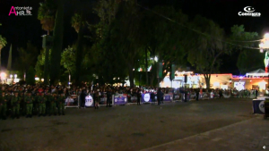 Por Comenzar Ceremonia del Grito den Independencia, Dolores Hidalgo