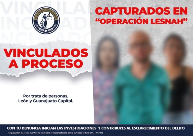 Trata de personas en Guanajuato: Fiscalía rescata a tres menores en la “Operación LesnaH”