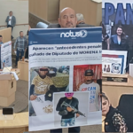 Congreso de Guanajuato: PAN y Morena chocan por lonas y nexos criminales