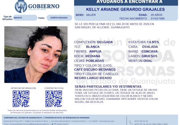 Nieta desaparecida: Buscan a familiar de Paquita la del Barrio en San Miguel de Allende