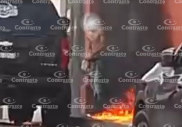 Bomba molotov en Dolores Hidalgo: Intentan incendiar camioneta en la vía pública