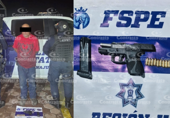 Un hombre armado fue detenido en San Miguel de Allende tras reporte de disparos