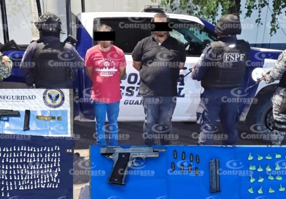 Caen cuatro con armas y dosis de cristal en San Francisco del Rincón