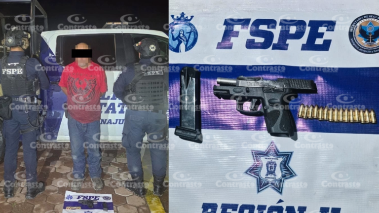 Un hombre armado fue detenido en San Miguel de Allende tras reporte de disparos